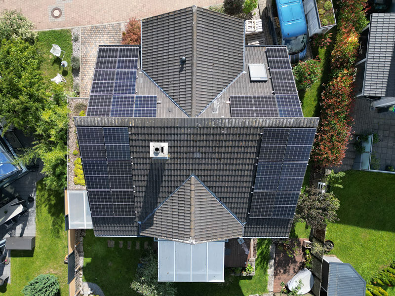 Photovoltaik Solaranlage Wiesloch-Schatthausen von Familie K.